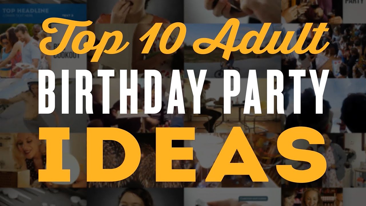 10 Ideas for 40th Birthday Parties That'll Make It Memorable