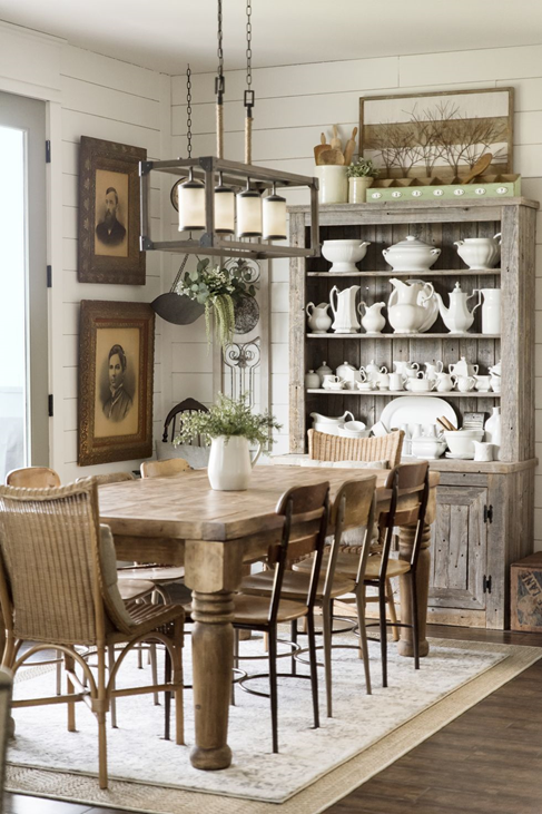 Patina Accents with Vintage furniture